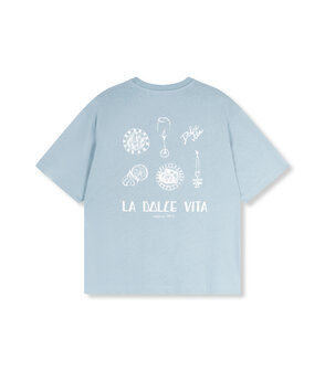 T-shirt printed t-shirt Maggy light blue - Refined Department