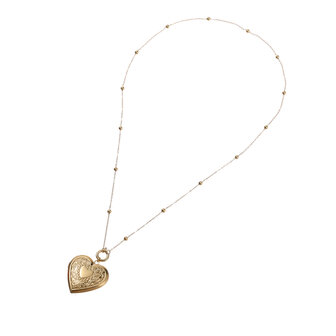 Ketting N4756-2 Heart locket necklace goud- ​​​​​​​Day&amp;Eve 