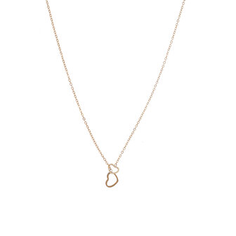 Ketting N4734-2 Trough the hearts necklace goud - ​​​​​​​Day&amp;Eve 