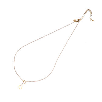 Ketting N4734-2 Trough the hearts necklace goud - ​​​​​​​Day&amp;Eve 