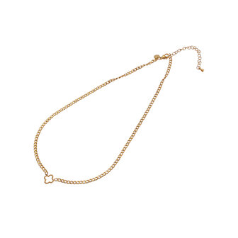 Ketting N4746-2 Chunky clover necklace goud - ​​​​​​​Day&amp;Eve 