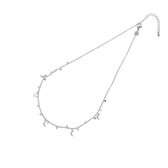 Ketting N4750-1 Moon on the side necklace zilver - ​​​​​​​Day&amp;Eve 