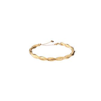 Armband B4716-2 Entangled bangle goud - Day&amp;Eve