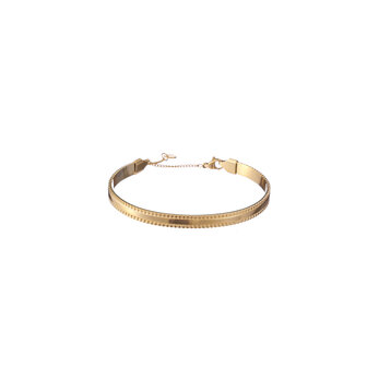 Armband B4722-2 Side rope bangle goud - Day&amp;Eve