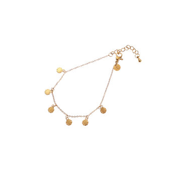 Armband B4770-2 Sunny petals bracelet goud - Day&amp;Eve