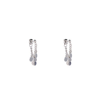 Oorbellen E4822-1 rounds garland earring zilver - Day&amp;Eve 