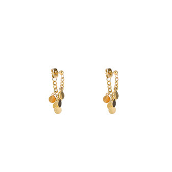 Oorbellen E4822-2 rounds garland earring goud - Day&amp;Eve 