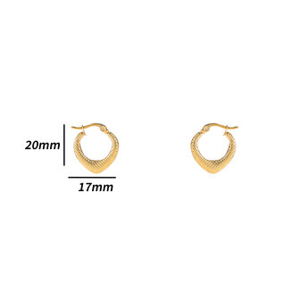 Oorbellen E4887-2 aladdin hoop goud- Day&amp;Eve 