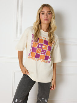 T-shirt block smiley Maggy - Refined Department