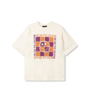 T-shirt block smiley Maggy - Refined Department