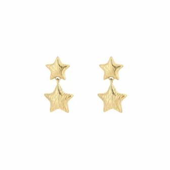 Oorbellen stars - goud