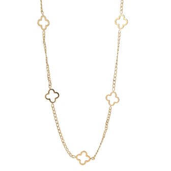 Ketting N4747-2 Big clover necklace goud - ​​​​​​​Day&amp;Eve 