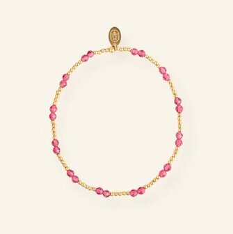 Armband Magenta facet - MableHappiness