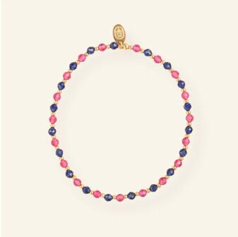 Armband Navy magenta - MableHappiness