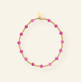 Armband frankie pink - MableHappiness