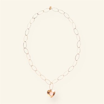 Ketting charlie rose quartz - MableHappiness