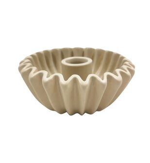 Kandelaar pleated bowl sand