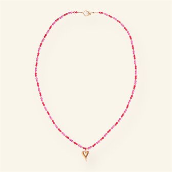 Ketting cherry magenta pink - MableHappiness