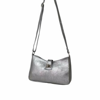 Tas Turn around Metallic Grijs - Baggyshop