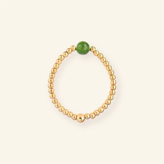 Ring olive green - MableHappiness