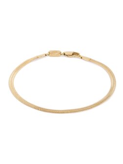 Armband smooth snake gold - George The Label