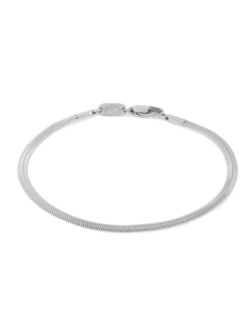 Armband Smooth snake silver - George The Label