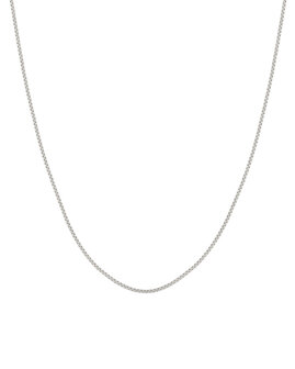 Ketting mini square silver - George The Label