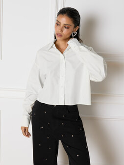 Cropped Blouse steentjes Mary - Refined Department