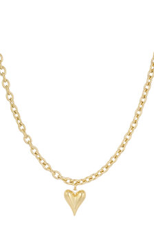 Ketting love rules - goud