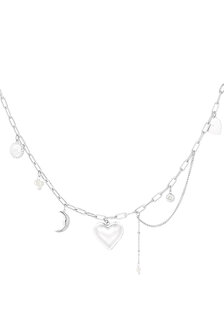 Ketting amore more - zilver