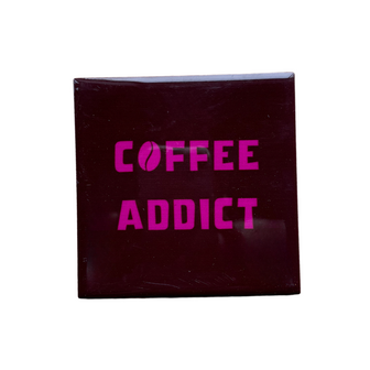 Tegeltje coffee addict