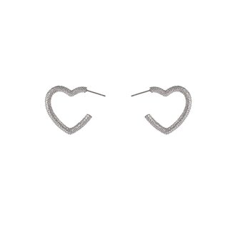 Oorbellen E4300-1 heart zilver - Day&amp;Eve 