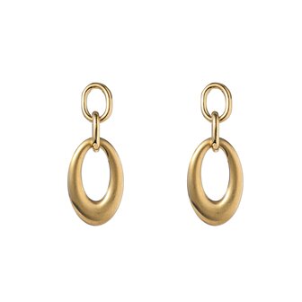 Oorbellen E4472-2 hollow dangle goud- Day&amp;Eve 