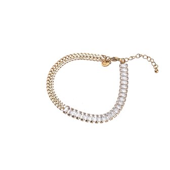 Armband B4271-2 Sparkle &amp; shine bracelet goud - Day&amp;Eve