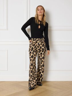 Top/longsleeve Demiya zwart - Refined Department