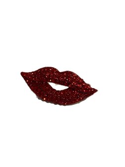 Broche BR408-2 Sparkly red lips - Day&amp;Eve 