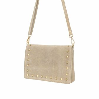 Tas Button bag beige - Baggyshop