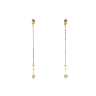 Oorbellen E5231-2 Long hearts goud - Day&amp;Eve 