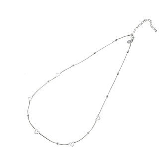 Ketting N5349-1 Smooth heart necklace zilver - ​​​​​​​Day&amp;Eve 