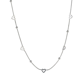 Ketting N5349-1 Smooth heart necklace zilver - ​​​​​​​Day&amp;Eve 