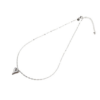 Ketting N5344-1 Hollow heart necklace zilver - ​​​​​​​Day&amp;Eve 