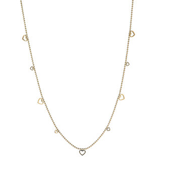 Ketting N5342-2  Tiny  heart necklace goud - ​​​​​​​Day&amp;Eve 