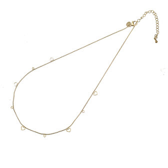 Ketting N5342-2  Tiny  heart necklace goud - ​​​​​​​Day&amp;Eve 