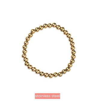 Armband B4204-2 balsy bracelet 6 mm goud - Day&amp;Eve