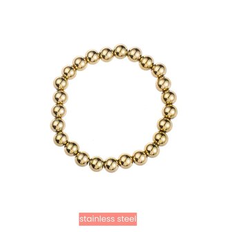 Armband B4205-2 balsy bracelet 8 mm goud - Day&amp;Eve