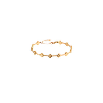 Armband bangle B5366-2 klaver goud - Day&amp;Eve