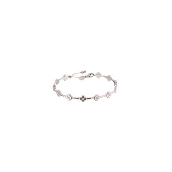 Armband bangle B5366-1 klaver zilver - Day&amp;Eve