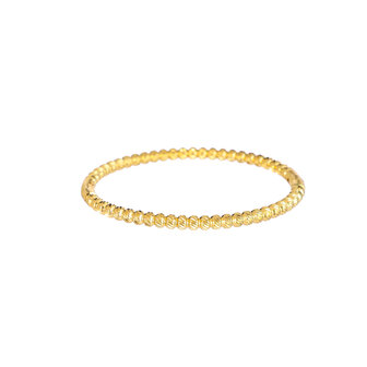 Armband bangle bewerkt B5207-2 goud - Day&amp;Eve