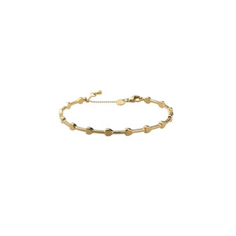 Armband bangle B5365-2 hartjes goud - Day&amp;Eve