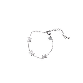 Armband TB5346-1 tiny butterfly bracelet zilver - Day&amp;Eve 